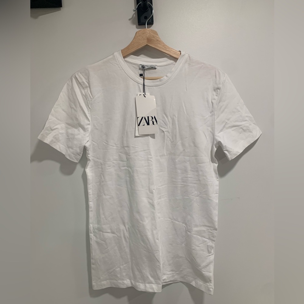 Men’s Zara White Tee - Medium